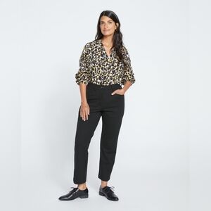 Universal Standard Cigarette Ponte Black Dress Pants